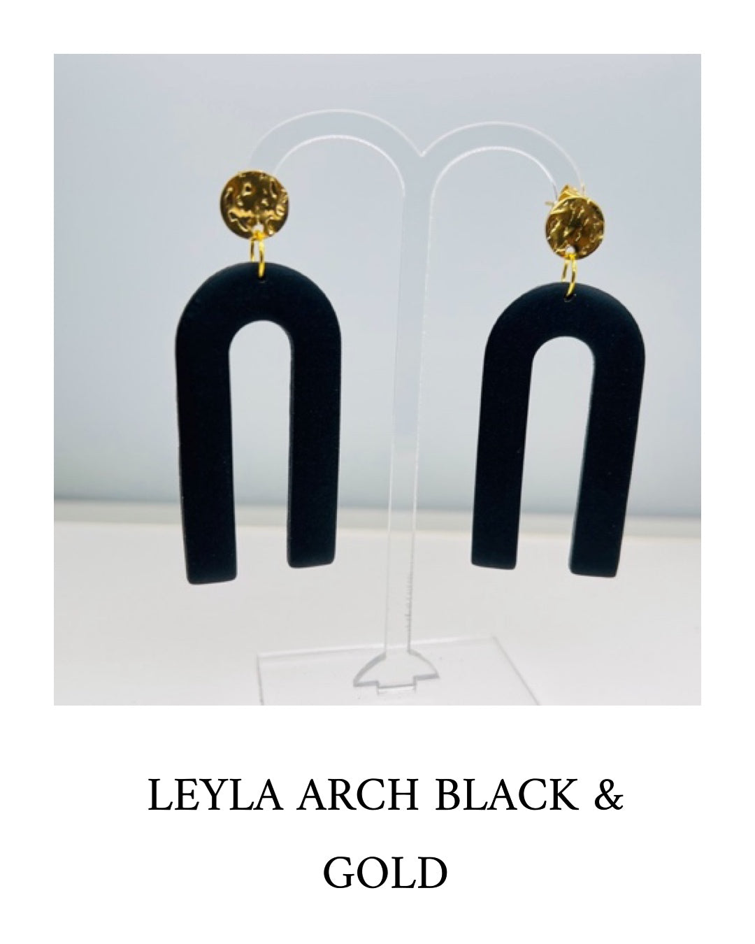 Leyla Arch Black & Gold